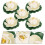 folha de lótus artificial flutuante e flor simulada para decoração 6
