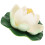 folha de lótus artificial flutuante e flor simulada para decoração 10