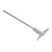 Tiefenverniermesser aus Metall, Messschieber 0,02 mm, 0–200 mm, hochpräzise
