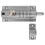 Rust-Resistant 4 Digit Combination Bolt Lock for Pool Fence Gate Silver Durable 1