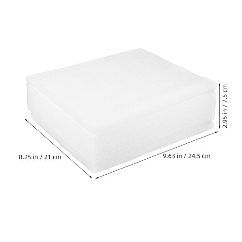 1Conjunto Protetor De Ovos De Espuma Pe Branco Para Casa E Mercado 2