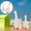 2 eend beeldje mini decoratie ornament 3