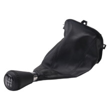 5 Speed Car PU Leather Gear Shift Knob Shift Gear Cover Boot for Great Wall Hover H3 H5 2010 2011 2012 2013