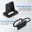 2X 50A Battery Quick Disconnect Connector with 8AWG Wire and Mounting Bracket Extension Cable Connector Kit 3