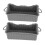 2PCS Silicone Grease Drip Pan for Blackstone Griddle Reusable Rectangular Grease Catcher Cup Liner for Camping Barbeque Grey 4