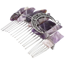Premium Purple Crystal Hair Comb Stylish Women’s Hair Decoration