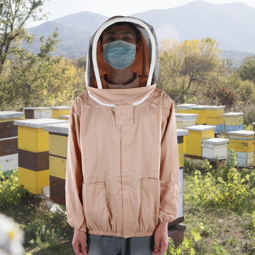 Outdoor Beekeeping Veil Suit Protective Beekeeper Jacket Beekeeping Supply 1
