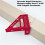 3X Woodworking Carpenter Square Hole Scribing Ruler Measuring Ruler with Angle Pin Construction Precision 5