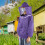 Beekeeping Tools Professional Beekeeping Protective Jacket Beekeeper Veil Suit SmockPurple 2