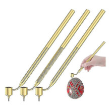 Set of 3 Pysanka Set Hot Wax Drawing Pens for Decorative Arts for Easter Eggs Pysanky Supplies