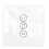 Tuya WiFi RF433 2.5D Arc Curtain  Glass Touch Panel for Roller Blinds Shutters   APP Wireless Alexa B 2