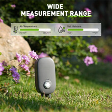 Tuya App Control Compteur D'Humidité Du Intelligent Testeur de Capteur D'Humidité de la Température pour les Jardins en Pot