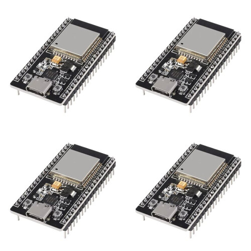 4X ESP32 Development Board ESP32-WROOM-32 CP2102 Board WiFi  Compatible Module for  Home Mobile IoT