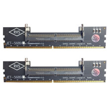 2X DDR5-Speicheradapterkarte für Laptops und Desktop-PCs: Speichererweiterungsadapter für Notebooks und PCs mit Stabiler Stromversorgung
