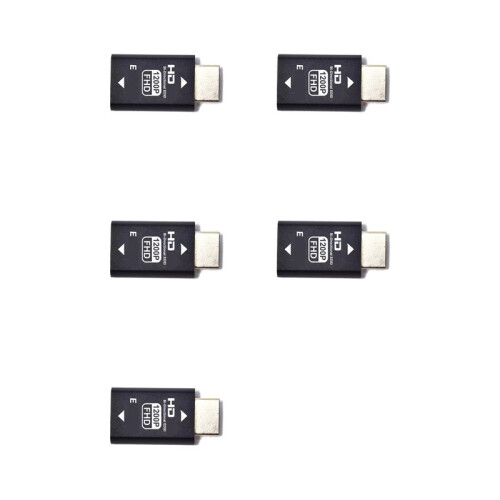 5X -Compatible Edid Emulator Passthrough Eliminated Adapter Work with   to HD Video Splitters 1200