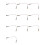 10piezas 6,5 Pulgada Longitud SMA Macho A SMA Macho Cable Coleta Conector 1