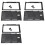 3X Replacement Shell for   Top Bottom Shell Game Card Tray for Nintedo 1