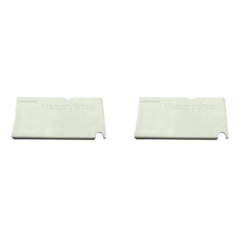 2X MS Memory Stick for  32MB Memory Stick Duo with MS Duo Long Adapter for  Old Cameras