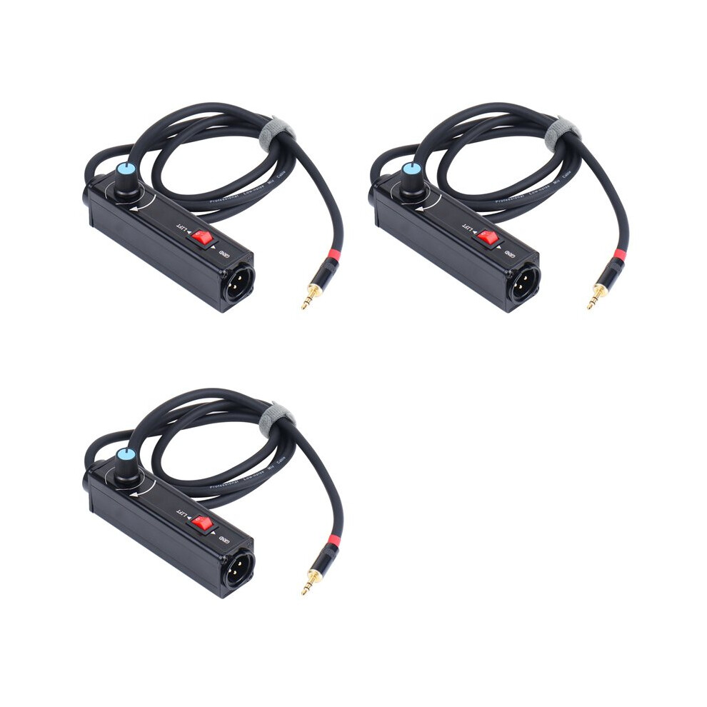 3X Stereo Ground Loop Isolator 3.5Mm To Xlr Audio Isolator Audio Noise Isolator Noise Suppressor Isolator 6032692714334