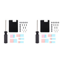 2X for Raspberry Pi CM5 Efficient Cooling Heatsink Includes Thermal Pad Radiator Enhanced Heat Dissipation