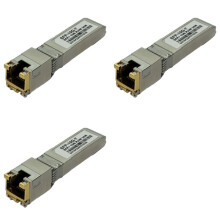 3X 10G SFP + to Rj45 30m Self-Adaption 10G/5G/2.5G Optical Module Compatible for , Ethernet Optic