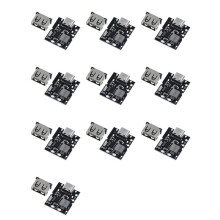 10X Type-C USB 5V 2A Boost Converter Step- Power Module Lithiumbatterij Opladen Beschermingsbord DIY-Oplader, Geen Lassen