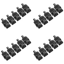 20PCS IEC C13 Power Plug Connector C13 Female Plug Power Adapter Connector 3 Pin Power Socket 250V 10A AC Power Adapter