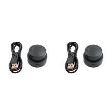 2X USB Volume Controller PC Speakers Audio Converter Computer USB Volume Adjustable Controller