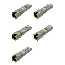 5X 10G SFP + to Rj45 30m Self-Adaption 10G/5G/2.5G Optical Module Compatible for , Mikrotik