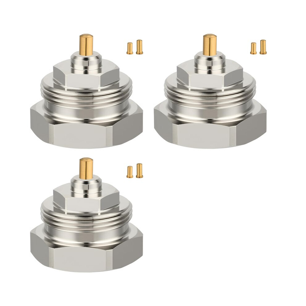 3X Radiator Adapter M30 X 1.0 To M30 X 1.5 For Oventrop Valves 1011445 - Thermostatic Valve Fine Thread Adapter 6032787179994
