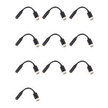 10X USB C to 3.5mm Headphone/Earphone Jack Cable Adapter,Type C 3.1 Male Port to 3.5 mm Female for Moto Z