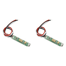 2X Module de Microphone Spécial MIC à Volume de Sortie Réglable Module Adaptateur de Prise de Son Audio avec Préamplificateur pour Caméra IP CCTV