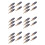 30Pcs Lavalier Lapel Microphone 3.5mm Audio Plug with M6 Internal Thread Internal Thread Cable for- for- 1