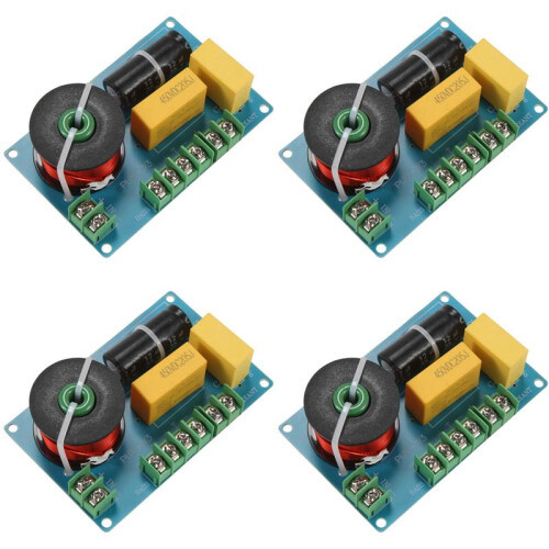 4X 200W 3-Weg Hoge Luidsprekerfrequentieverdeler, Audiosplitterfilterprintplaat voor Thuisbioscoop DIY-Luidsprekercrossover