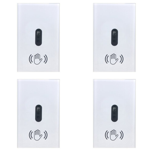 4X  Light  Wall Light  Wave Infrared Sensor No Need Touch Electrical Power  Off US Plug 1