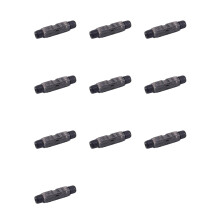 10X RJ45 Cat6A UTP LAN-Kabel, Gereedschapsloze Verlengconnector, Netwerkverlenger, Verbindingsadapter, Aansluitdoos