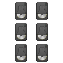 6X High Efficiency Rechargeable Battery Charger ML2032 ML2016 ML2020 ML1220 Button Battery Charger