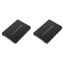 2X M.2 (NGFF) NVMe SSD auf U.2 (SFF-8639) 2,5-Zoll-SSD-Adapter, Konvertiert M.2 NVMe SSD auf U.2, Nicht für