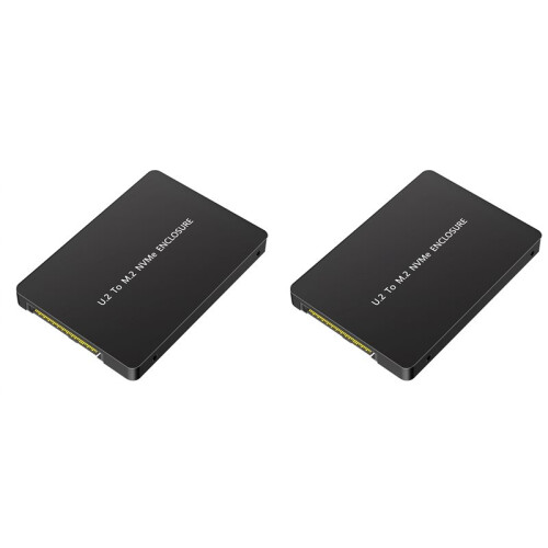 2X Adaptador SSD M.2(NGFF) NVMe para U.2 (SFF-8639) de 2,5 Polegadas, Converte SSD M.2 NVMe para U.2, Não para