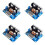 4X LED Voltmeter PWM Adjustable 4-38V to 1.25-36V Step-Down Board Module XL4016 8A 250W - Power Drop Module 1