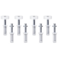 8X Bi-Fold Door Top Roller Guide Wheel and Top Pivot,Spring Loaded Bifold Door Hardware Kit,A