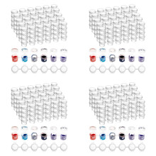 480pcs Paint Containers with Lids,Paint Containers Acrylic Paint with Lids for Paint Storage Classroom