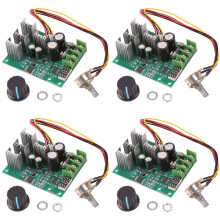 4X 6-60V 30A Adjustable LED Digital Motor Speed Regulator PWM Motor Speed Controller 12V 24V 36V 48V