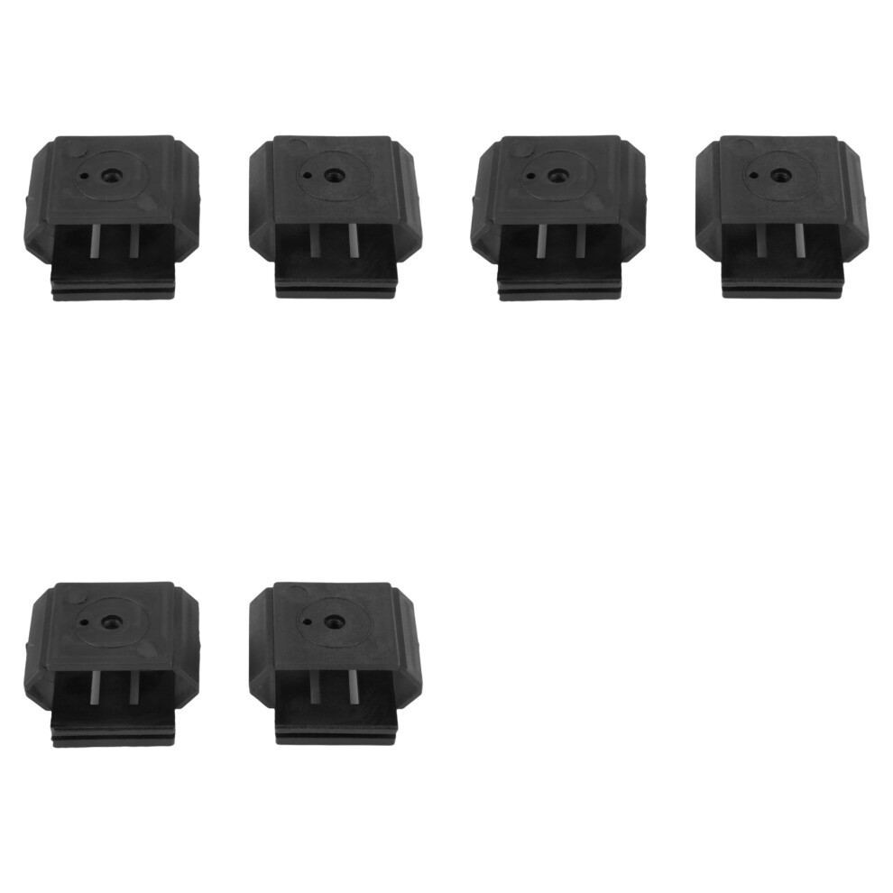 6Pcs Holder Bumper Bracket Cover For - W201 2018800114 Black 6032117863050
