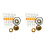 168Pcs Transmission Belt Pulley Rubber Band Combination Set Stretchable Engine Drive Round Belt 1