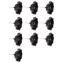 10X Llanta de Repuesto para Maletero Tornillo Fijo Tuerca de Perno de Rueda 1J0803899 para - Bora MK4 A3 Ibiza