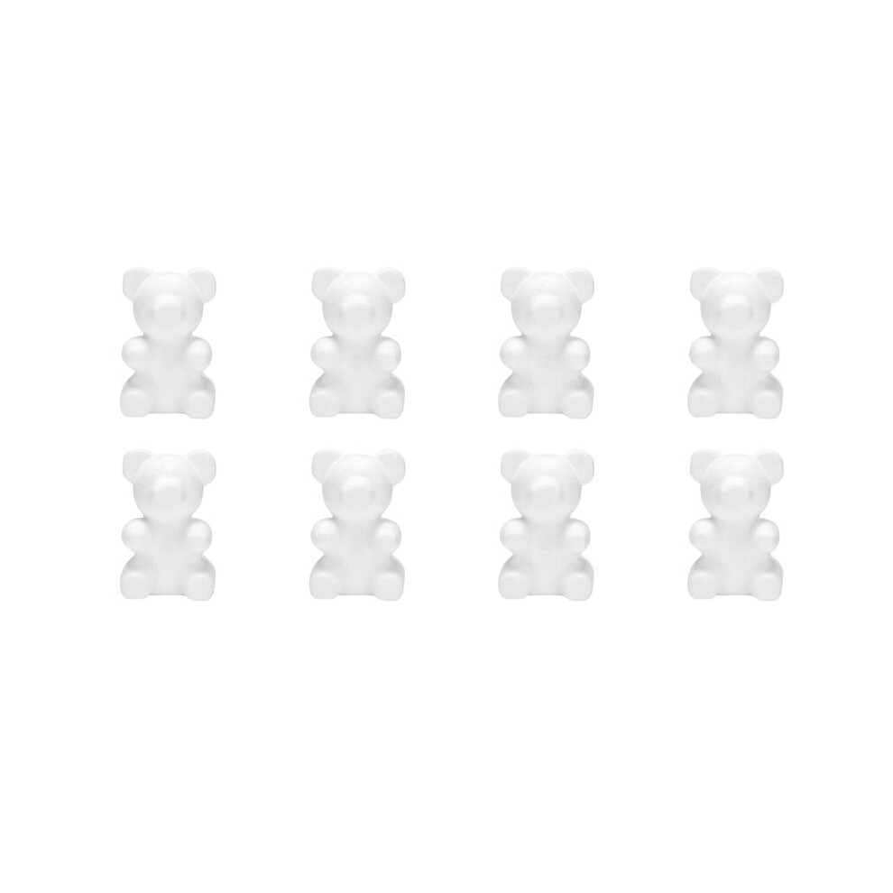 Diy Party Decorations 8Pcs Foam Modelling Polystyrene Foam New Polystyrene Christmas Xmas Decorations Bear B 6031689920512