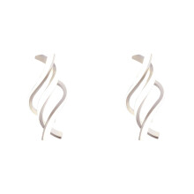 2X Spiral Modern LED Wall Sconce Lighting,28W Cool White Indoor Wall Light Wall Light Fixtures,for Bedroom Bathroom