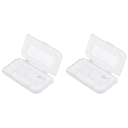 2pcs 0.01mm Microscope Calibration Slide Ruler -Stage Microscope Reticle Calibration Camera Ruler