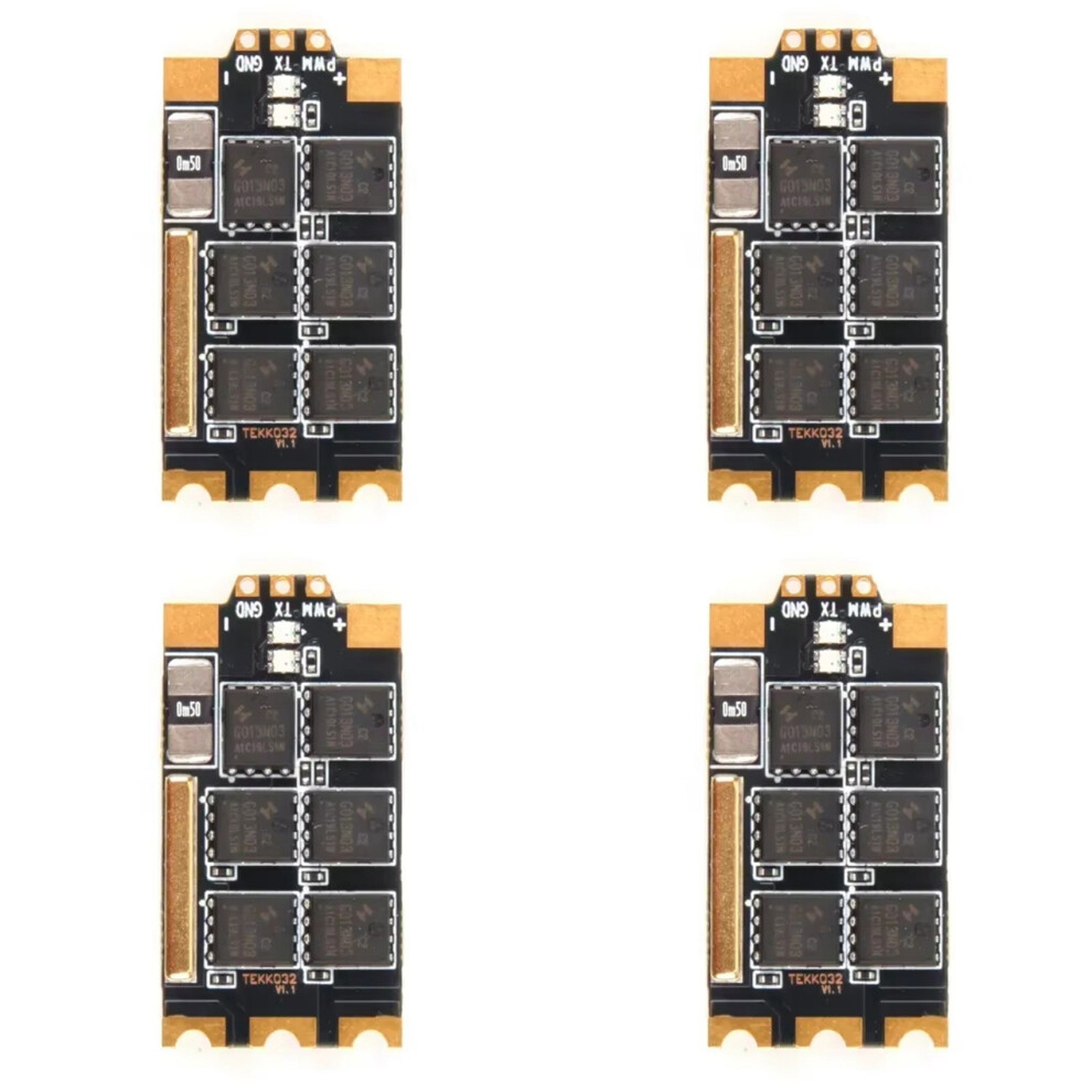 4X Tekko32 F4 45A Single Esc Am32 Dshot1200 Pwm 48K -Board Rgb Led Current Sensor 2-6S 6032382745266